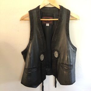 Ren Ellis Western Inspired Leather Vest
